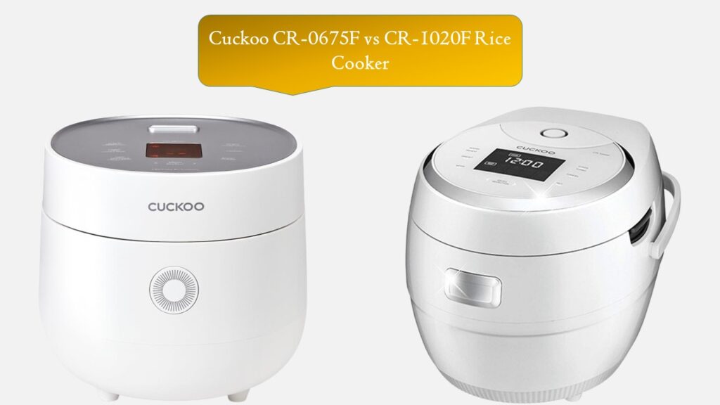 Cuckoo CR-0675F vs CR-1020F