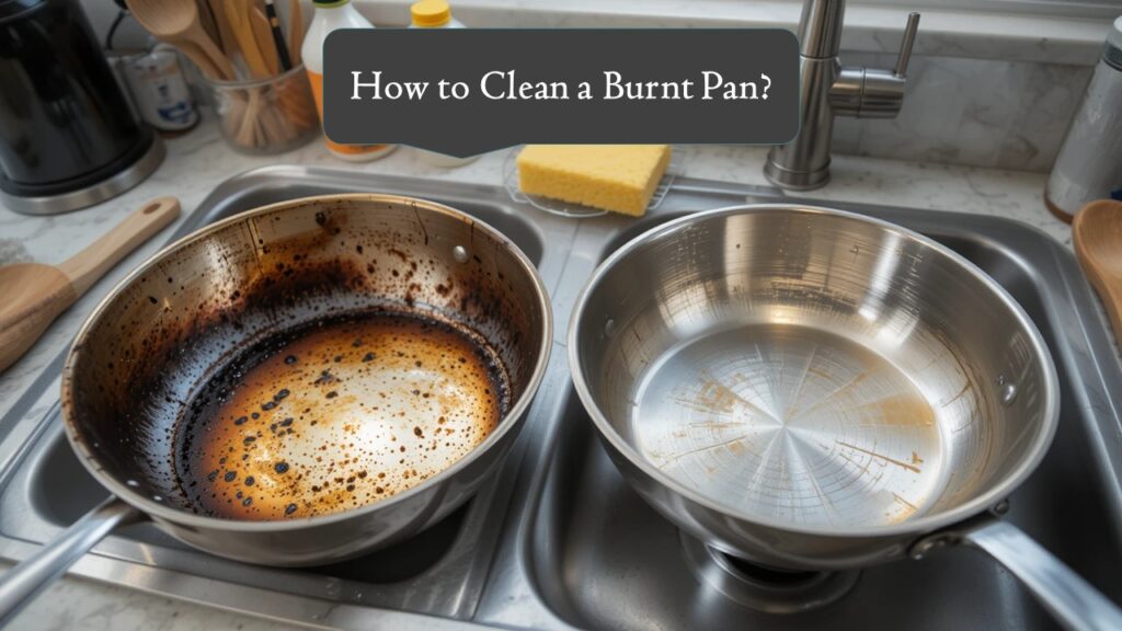 How to Clean a Burnt Pan